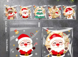Transparante kerstzakjes