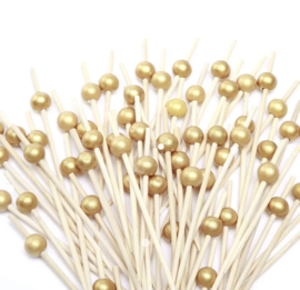 Kerst prikkers goud en zilver