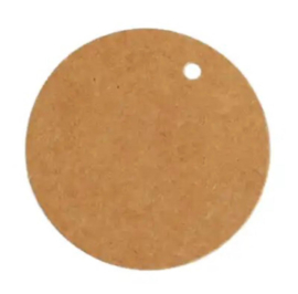 Kraft labels (25st)