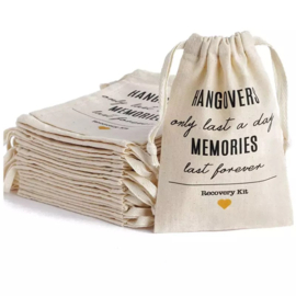 Hangover kit zakje - Memories