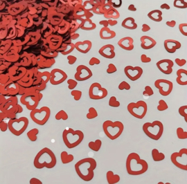 Hartjes confetti open