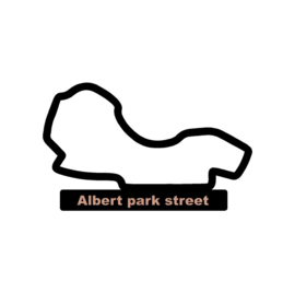 Albert park straat op voet