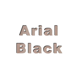 Arial black