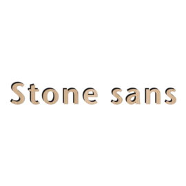 Stone sans