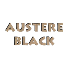 Austere black