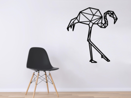 Geometrische Flamingo