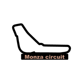 Monza circuit op voet