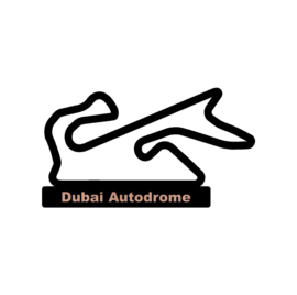 Dubai Autodrome op voet
