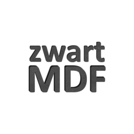 Zwart MDF