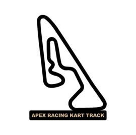 Apex racing kart track op voet