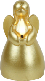 Led Kaars Engel  goud Countryfield