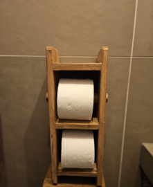 Toiletrolhouder verticaal 2 vakken