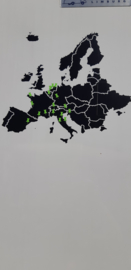 Camping_landkaart europa sticker