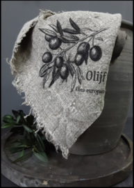 Doek shabby olive 45×45