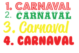 Carnaval Raamstickers 
