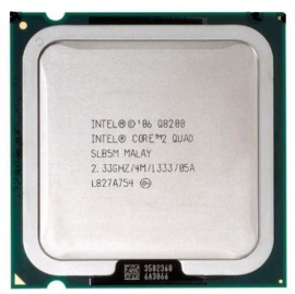 Intel® Core™2 Quad Processor Q8200S , 4M Cache, 2.33 GHz, 1333 Mhz , 4C/4T