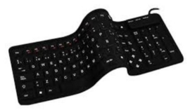 USB flexibel Toetsenbord  "QWERTY"