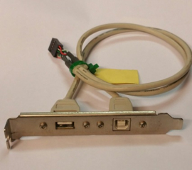 Bracket USB A / USB B