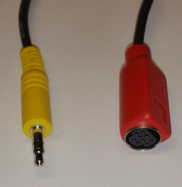 Kabel 9 pins female/3.5 mm jack 0,30 mtr