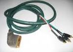 IXOS scart to 3x Video-Audio L - Audio R lead (1,5 mtr)