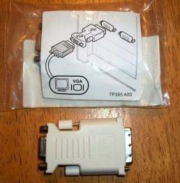 DVI to VGA Adapter 7P365 A00 DP/N 0J8461