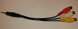 Kabel 3,5mm Jack 4-polig - Composiet 0,20 mtr (GDM900000438)