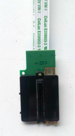 HP dv7 ,  Fingerprint bord 640427-001 incl. flatcable