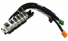 Front IO Ports | USB and Audio and Power Switch 611897-001