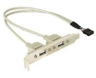 USB PC Bracket met 2x USB connect naar moederbord