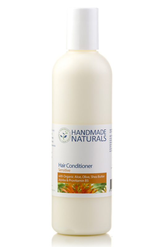 HANDMADE NATURALS - Conditioner Sensitive met Olijfolie en Jojoba 250 ml. Vegan..