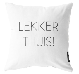 LabelR - Outdoor kussen - Lekker Thuis - Wit