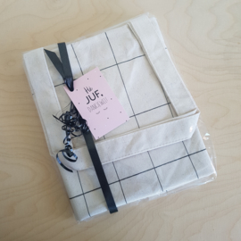 Canvas tas juf/meester