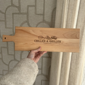 Borrelplank chillen en grillen