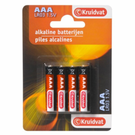 batterij aaa 4 stuks