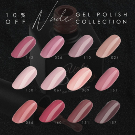 Gel Polish # Nudes & Neutrals Collection 12 kleuren