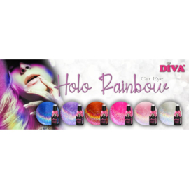 Diva Gellak Cat Eye Holo Rainbow Collection 6x15 ml