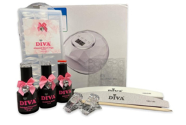 Diva Press on Kit met Dual Wave lamp