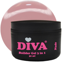 DIVA Builder Gel LOW HEAT 3-in-1 NUDE 50 ml