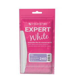 Staleks Vijl Halve Maan Expert DFE-42-240 White 50x 240grit no foam