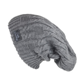 Slouchy Hat Grijs Wintermuts