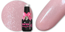 Diva Rubber Basecoat Pink Sparkle 15 ml
