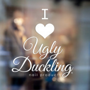 Ugly Duckling Sticker I love UD