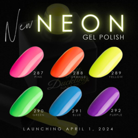 Gel Polish # New Neon 6pk Collection #287 - #292