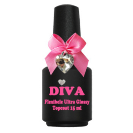 DIVA Flexibele Ultra Glossy Topcoat - No Wipe 15 ml