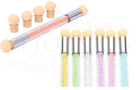 Diva Stippling Ombre&Pigment Tool Crystal