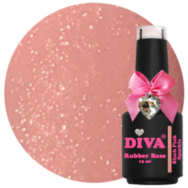 Diva Rubber Basecoat Blush Pink Luxury 15 ml