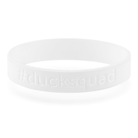 Armband “#Ducksquad” wit