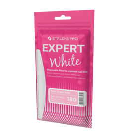 Staleks Vijl Halve Maan Expert DFE-40-180 White 30x 180grit 1mm foam