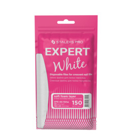 Staleks Vijl Halve Maan Expert DFE-40-150 White 30x 150grit 1mm foam