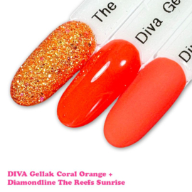DIVA Gellak Coral Orange 10 ml